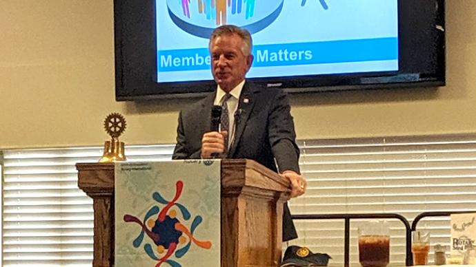 Tommy Tuberville addresses Dothan Rotary Club
